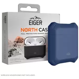 Pouzdro Eiger North AirPods Protective case for Apple AirPods 1 & 2 in Navy Blue