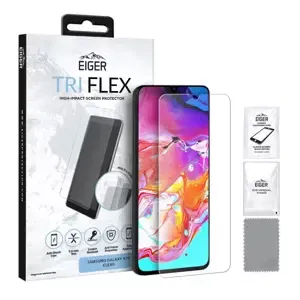 Ochranná fólia Eiger Tri Flex High Impact Film Screen Protector (1 Pack) for Samsung Galaxy A70 Clear (EGSP00512)