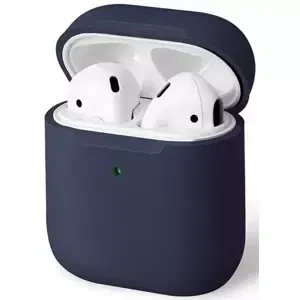 Pouzdro UNIQ Lino AirPods 1/2 gen. Silicone indigo blue (UNIQ-AIRPODS-LINOBLU)