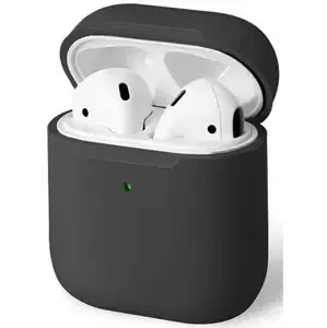 Pouzdro UNIQ Lino AirPods 1/2 gen. Silicone ash grey (UNIQ-AIRPODS-LINOGRY)