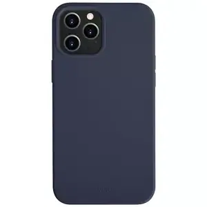 Kryt UNIQ Lino Hue iPhone 12 Pro Max 6,7" marine blue Antimicrobial (UNIQ-IP6.7HYB(2020)-LINOHBLU)