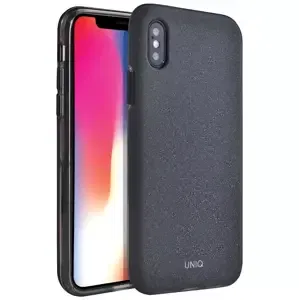 Kryt UNIQ Lithos iPhone X/Xs charcoal black (UNIQ-IP5.8HYB-LITGBLK)