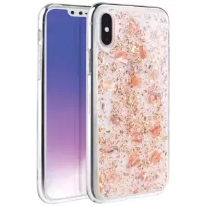 Kryt UNIQ Lumence Clear iPhone Xs Max Rosedale rose gold (UNIQ-IP6.5HYB-LUMCRGD)