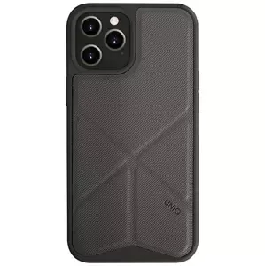 Kryt UNIQ iPhone 12 Pro Max 6,5" charcoal grey (UNIQ-IP6.7HYB(2020)-TRSFGRY)
