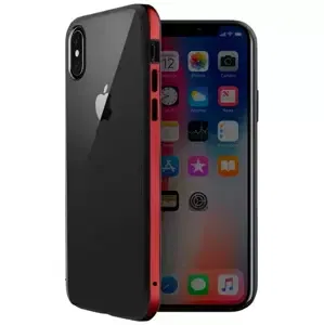 Kryt UNIQ Valencia Clear iPhone Xs Max crimson red (UNIQ-IP6.5HYB-VALCRED)