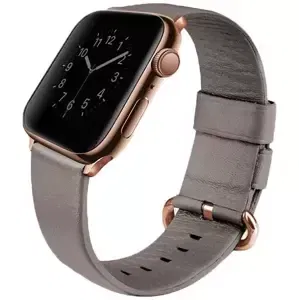 Řemínek UNIQ Mondain Apple Watch Series 4/5/6/SE 44mm Genuine Leather sand beige (UNIQ-44MM-MONBEG)