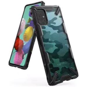 Kryt RINGKE FUSION X GALAXY A51 CAMO BLACK (8809688896873)