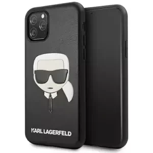 Kryt Karl Lagerfeld KLHCN65KHBK iPhone 11 Pro Max black hardcase Ikonik Karl`s Head (KLHCN65KHBK)