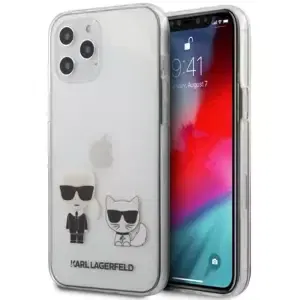 Kryt Karl Lagerfeld KLHCP12LCKTR iPhone 12 Pro Max 6,7" hardcase Transparent Karl & Choupette (KLHCP12LCKTR)