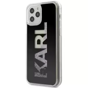 Kryt Karl Lagerfeld KLHCP12LKLMLBK iPhone 12 Pro Max 6,7" black hardcase Karl Logo Glitter (KLHCP12LKLMLBK)