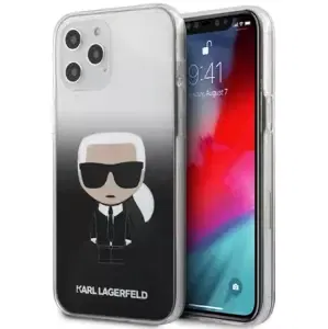 Kryt Karl Lagerfeld KLHCP12LTRDFKBK iPhone 12 Pro Max 6,7" black hardcase Gradient Ikonik Karl (KLHCP12LTRDFKBK)