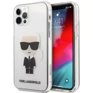 Kryt Karl Lagerfeld KLHCP12LTRIK iPhone 12 Pro Max 6,7" hardcase Transparent Ikonik (KLHCP12LTRIK)