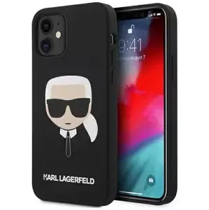 Kryt Karl Lagerfeld KLHCP12SSLKHBK iPhone 12 mini 5,4" black hardcase Silicone Karl`s Head (KLHCP12SSLKHBK)