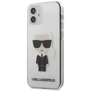 Kryt Karl Lagerfeld KLHCP12STRIK iPhone 12 mini 5,4" hardcase Transparent Ikonik (KLHCP12STRIK)