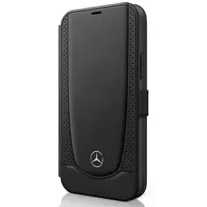 Pouzdro Mercedes MEFLBKP12LARMBK iPhone 12 Pro Max 6,7" black book Urban Line (MEFLBKP12LARMBK)