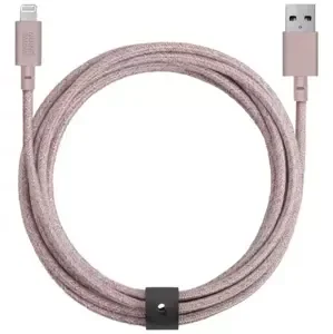 Kabel Native Union Belt Cable XL Lightning 3m, rose (BELT-L-ROS-3-NP)