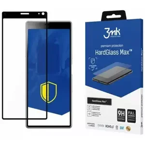 Ochranné sklo 3MK HardGlass Max Sony Xperia 10 black, FullScreen Glass