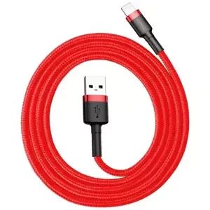 Kabel Baseus Cafule Cable USB Lightning 2A 3m (Red) (6953156296299)