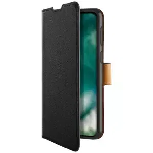 Pouzdro XQISIT Slim Wallet Selection Anti Bac for Galaxy A42 5G black (44089)