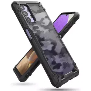 Kryt RINGKE FUSION X GALAXY A32 5G CAMO BLACK (8809785454167)