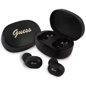 Sluchátka Guess headphones Bluetooth GUTWST30BK TWS + Docking Station black (GUTWST30BK)