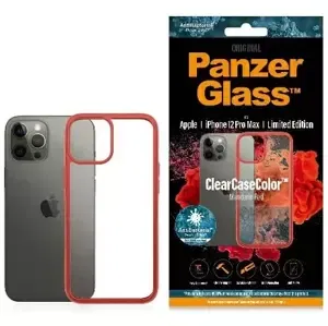 Kryt PanzerGlass ClearCase iPhone 12 Pro Max Mandarin Red AB (0281)