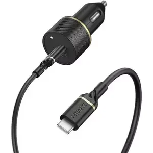 Nabíječka do auta Otterbox Car Charger Bundle USB C 18W USB-PD+USB C Black (78-52543)