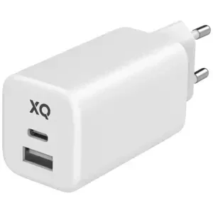 Nabíječka XQISIT Travel Charger PD65W EU USB A&C GaN White (45464)