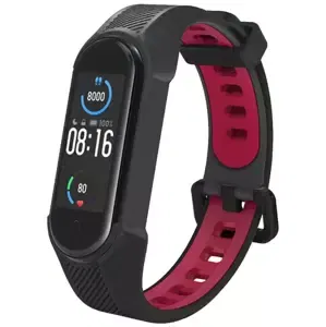 Řemínek TECH-PROTECT ARMOUR XIAOMI MI SMART BAND 5/6 BLACK/RED (6216990211591)