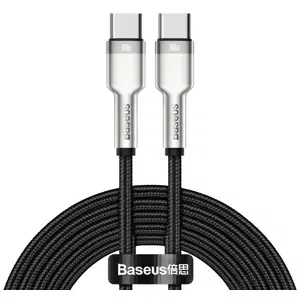 Kabel Cable USB-C to USB-C Baseus Cafule, 100W, 2m (black)