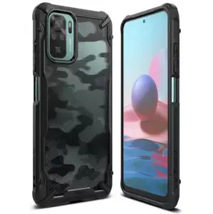 Kryt RINGKE FUSION X XIAOMI REDMI NOTE 10/10S CAMO BLACK (8809785457403)