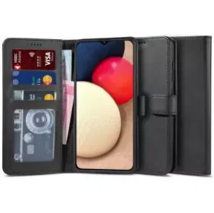 Pouzdro TECH-PROTECT WALLET ”2” GALAXY A02S BLACK (6216990210877)