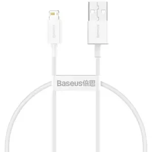 Kabel Baseus Superior Series Cable USB to Lightning, 2.4A, 0,25m (white) (6953156205390)