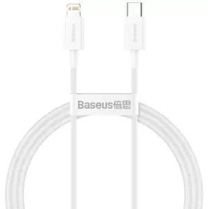 Kabel Baseus Superior Series Cable USB-C to Lightning, 20W, PD, 1m (white) (6953156205314)