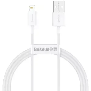 Kabel Baseus Superior Series Cable USB to Lightning, 2.4A, 1m (white) (6953156205413)