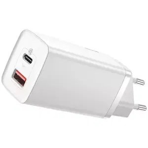 Nabíječka Baseus GaN2 Lite Quick Travel Charger USB+C 65W EU (white)