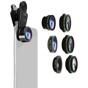 XQISIT 7 in 1 Photo Lens Pack black (43661)