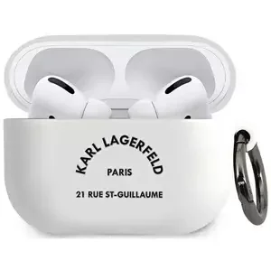Pouzdro Karl Lagerfeld KLACAPSILRSGWH AirPods Pro cover white Silicone RSG (KLACAPSILRSGWH)