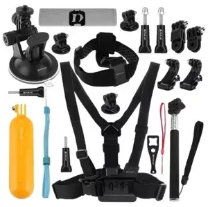 Náhradní díl Puluz 20 in 1 Accessories Ultimate Combo Kits for sports cameras PKT18