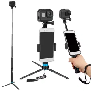 Držák Selfie stick / tripod Telesin for sport cameras (GP-MNP-090-S) (713541250277)