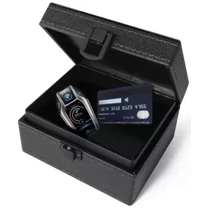 Pouzdro CAGE FARADAYA TECH-PROTECT V3 KEYLESS RFID SIGNAL BLOCKER BOX CROSS BLACK (6216990211423)