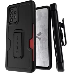 Pouzdro Ghostek Iron Armor3 Black Rugged Case + Holster for Galaxy A72 5G (GHOCAS2738)