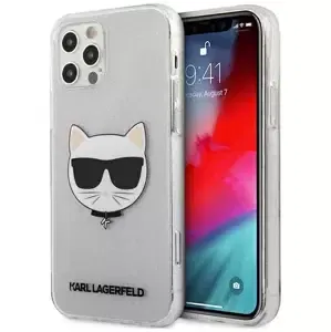 Kryt Karl Lagerfeld KLHCP12MCHTUGLS iPhone 12/12 Pro 6,1" silver hardcase Glitter Choupette (KLHCP12MCHTUGLS)