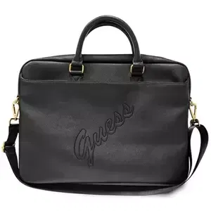 Guess Bag GUCB15PUSASBK 15" black Saffiano Script (GUCB15PUSASBK)