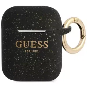 Guess GUA2SGGEK AirPods cover black Silicone Glitter (GUA2SGGEK)