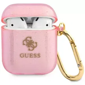 Guess GUA2UCG4GP AirPods cover pink Glitter Collection (GUA2UCG4GP)