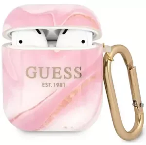 Guess GUA2UNMP AirPods cover pink Marble Collection (GUA2UNMP)