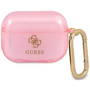 Guess GUAPUCG4GP AirPods Pro cover pink Glitter Collection (GUAPUCG4GP)