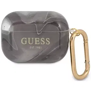 Guess GUAPUNMK AirPods Pro cover black Marble Collection (GUAPUNMK)
