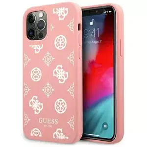 Kryt Guess GUHCP12LLSPEWPI iPhone 12 Pro Max 6,7" pink hard case Peony Collection (GUHCP12LLSPEWPI)